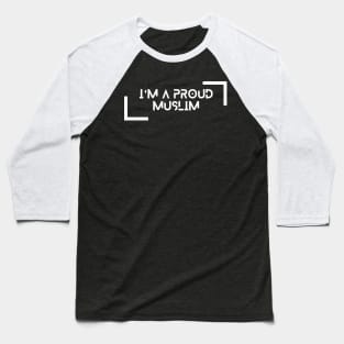 I'm a proud muslim Baseball T-Shirt